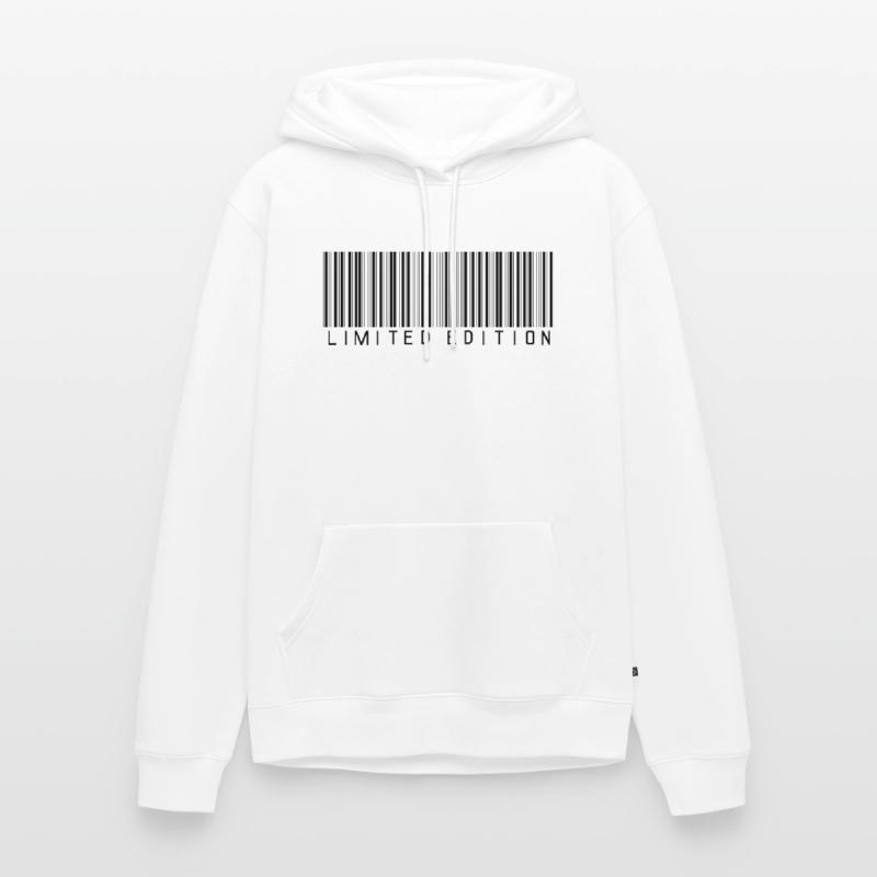 EDITION LIMITÉE - CODE-BARRES - STRICHCODE - SCANNER Sweat à capuche Premium bio Homme