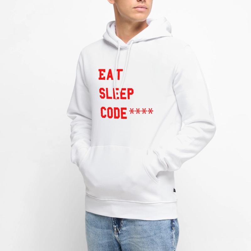 Computer Engineering Eat Sleep Code Geek Men’s Premium Organic Hoodie