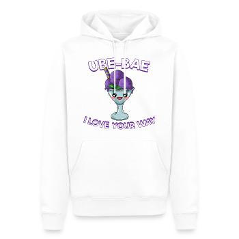 Philippinen Filipino Ube Nachtisch I Geschenk - Männer Premium Bio Hoodie - Weiß - Vorne - Nico (187cm)