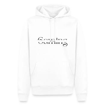 Jeu - Sweat à capuche Premium bio Homme - blanc - Devant - Nico (187cm)