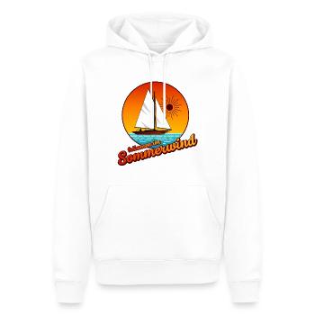 Sommerwind - Männer Premium Bio Hoodie - Weiß - Vorne - Nico (187cm)