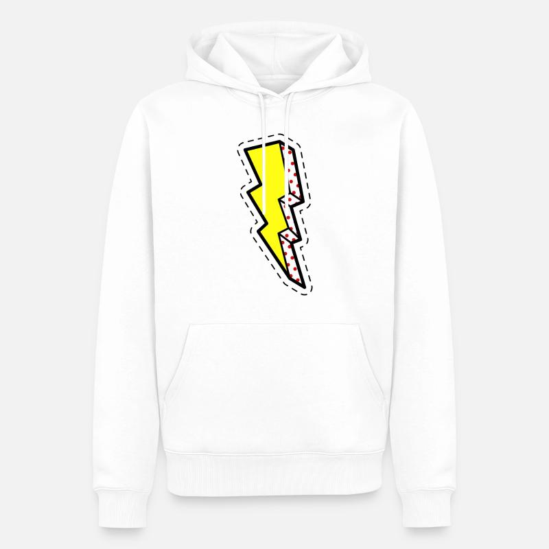 Bande dessinée Blitz - Sweat à capuche Premium bio Homme - blanc
