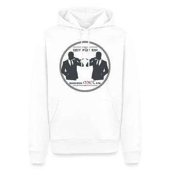 Viking Business - Männer Premium Bio Hoodie - Weiß - Vorne - Nico (187cm)