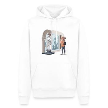 Snorkel dans le style: Ocean Life - Sweat à capuche Premium bio Homme - blanc - Devant - Nico (187cm)