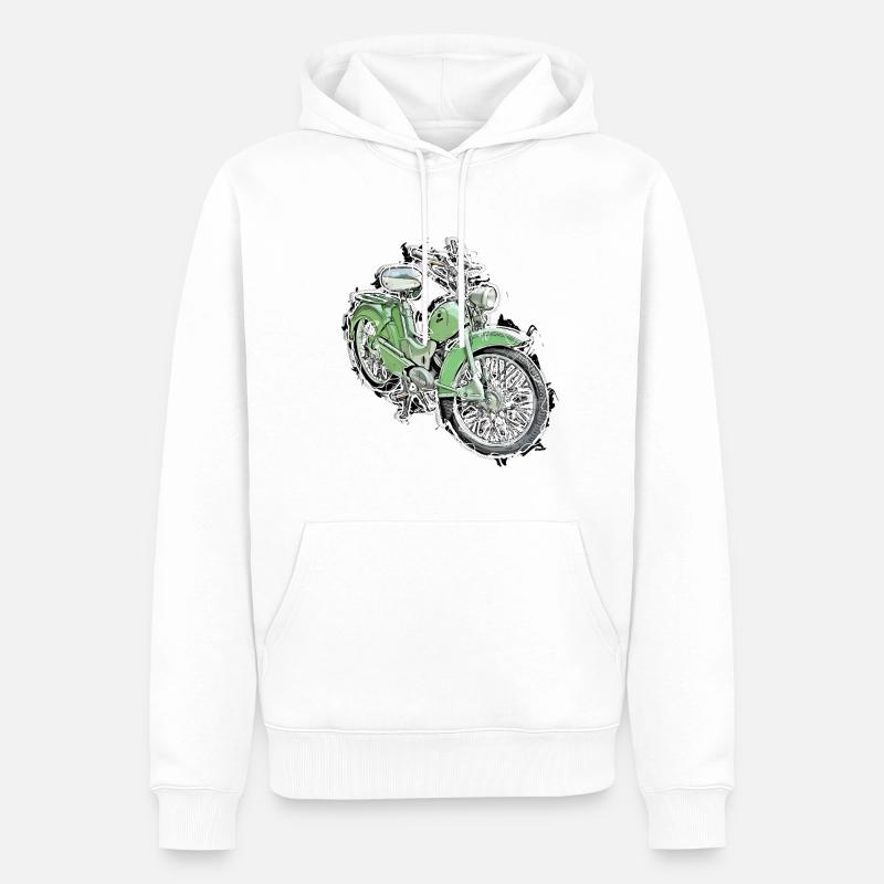 SR2 - Männer Premium Bio Hoodie - Weiß