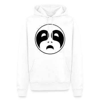 Triste Black Metal - Sweat à capuche Premium bio Homme - blanc - Devant - Nico (187cm)
