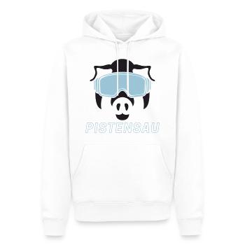 Après Ski Pistensau - Männer Premium Bio Hoodie - Weiß - Vorne - Nico (187cm)