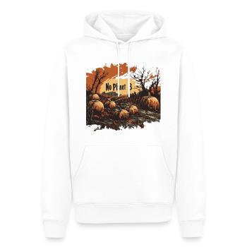 🍂 Militantisme Écologique en Style Halloween 🍂 - Sweat à capuche Premium bio Homme - blanc - Devant - Nico (187cm)