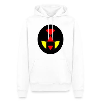Bond-X - Sweat à capuche Premium bio Homme - blanc - Devant - Nico (187cm)