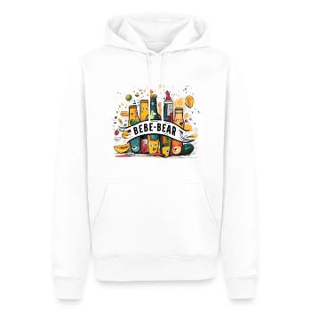 Brushes & Brews - Men’s Premium Organic Hoodie - white - Front - Nico (187cm)
