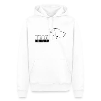 TEAM Doberman Profil Chiens Sports canins Wilsigns - Sweat à capuche Premium bio Homme - blanc - Devant - Nico (187cm)