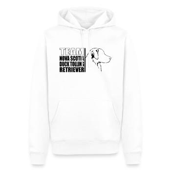 ÉQUIPE Nouvelle-Écosse Duck Tolling Retriever Wilsigns - Sweat à capuche Premium bio Homme - blanc - Devant - Nico (187cm)