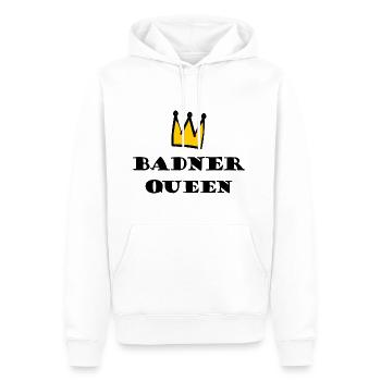 Die Königin aus Baden - Männer Premium Bio Hoodie - Weiß - Vorne - Nico (187cm)