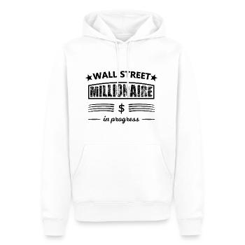 Die Investoren - Männer Premium Bio Hoodie - Weiß - Vorne - Nico (187cm)