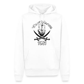 Caribbean - Männer Premium Bio Hoodie - Weiß - Vorne - Nico (187cm)
