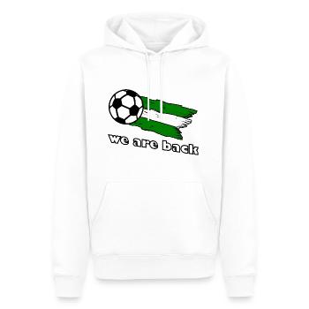 Retour à Brême - Sweat à capuche Premium bio Homme - blanc - Devant - Nico (187cm)