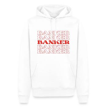 Banker Bankangestellter Bankangestellter Bank - Männer Premium Bio Hoodie - Weiß - Vorne - Nico (187cm)