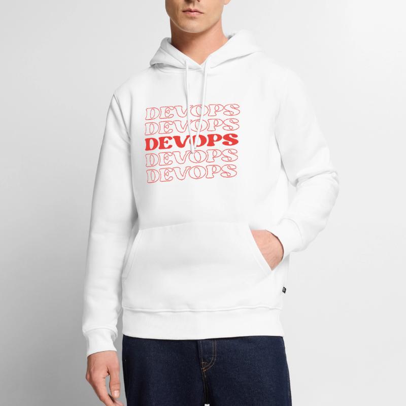 Devops Developer Operations Engineer Devops Men’s Premium Organic Hoodie
