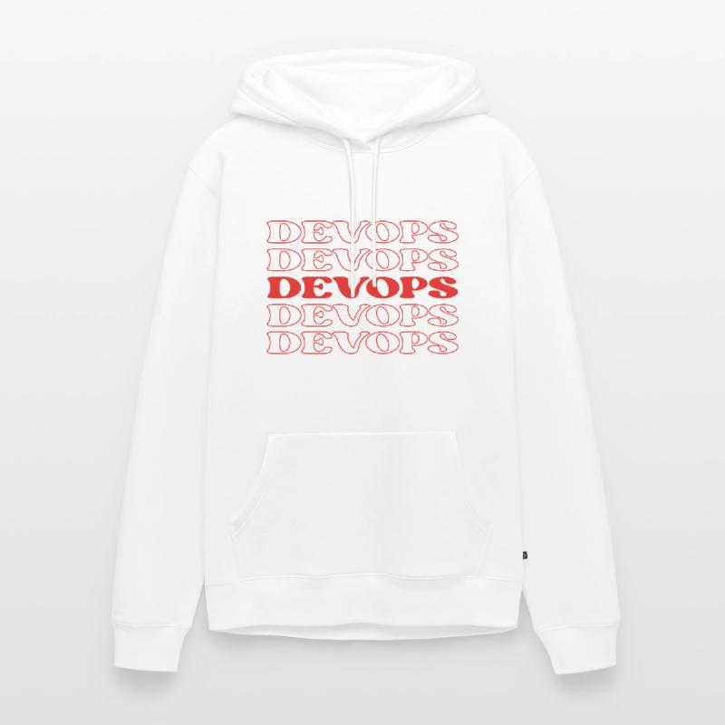 Devops Developer Operations Engineer Devops Men’s Premium Organic Hoodie