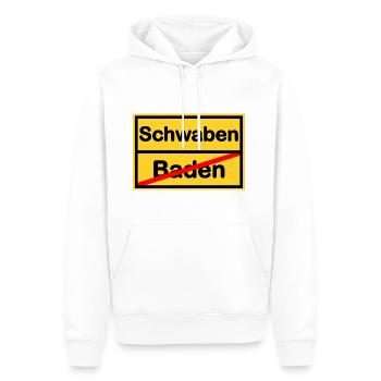 Daheim in Schwaben - Männer Premium Bio Hoodie - Weiß - Vorne - Nico (187cm)