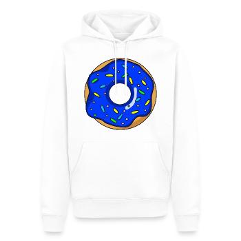 Donut - Männer Premium Bio Hoodie - Weiß - Vorne - Nico (187cm)