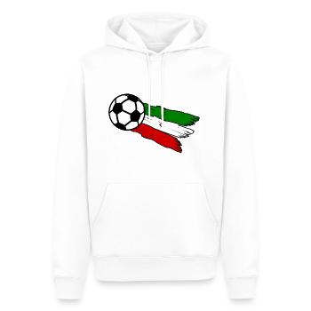 Italiener Fußball Liebe - Männer Premium Bio Hoodie - Weiß - Vorne - Nico (187cm)