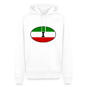 Die Italiener aus dem Süden - Männer Premium Bio Hoodie - Weiß - Vorne - Nico (187cm)