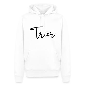 Trèves - Sweat à capuche Premium bio Homme - blanc - Devant - Nico (187cm)