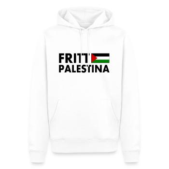 Fritt palestina - Männer Premium Bio Hoodie - Weiß - Vorne - Nico (187cm)