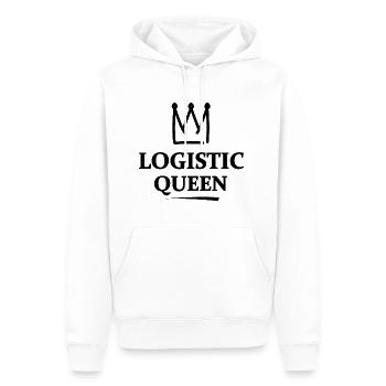 Logistik Queen - Männer Premium Bio Hoodie - Weiß - Vorne - Nico (187cm)