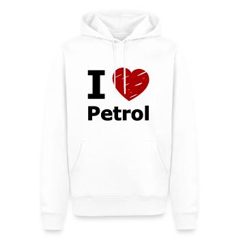 Love of petrol - Men’s Premium Organic Hoodie - white - Front - Nico (187cm)