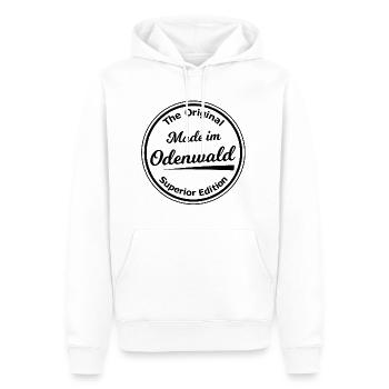 L’Odenwälder - Sweat à capuche Premium bio Homme - blanc - Devant - Nico (187cm)