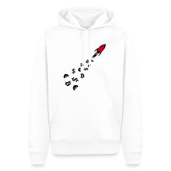 Die Wall Street Investoren - Männer Premium Bio Hoodie - Weiß - Vorne - Nico (187cm)