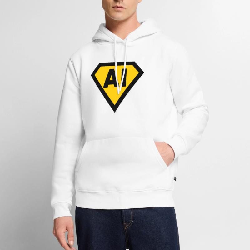 Intelligenz und Coding Männer Premium Bio Hoodie
