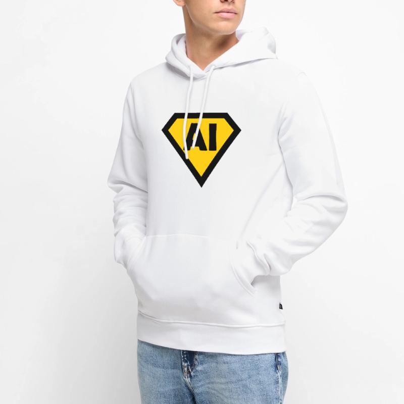 Intelligenz und Coding Männer Premium Bio Hoodie