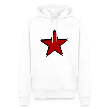Das Symbol der Sozis - Männer Premium Bio Hoodie - Weiß - Vorne - Nico (187cm)
