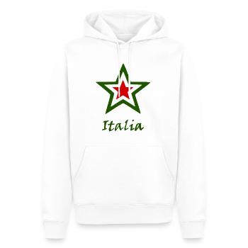 Homeland: Italy - Men’s Premium Organic Hoodie - white - Front - Nico (187cm)