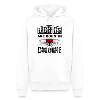 Les supporters de Cologne - Sweat à capuche Premium bio Homme - blanc - Devant - Nico (187cm)
