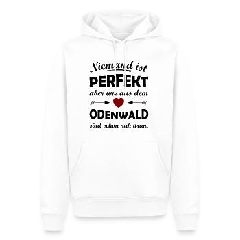 Le grand Odenwald - Sweat à capuche Premium bio Homme - blanc - Devant - Nico (187cm)