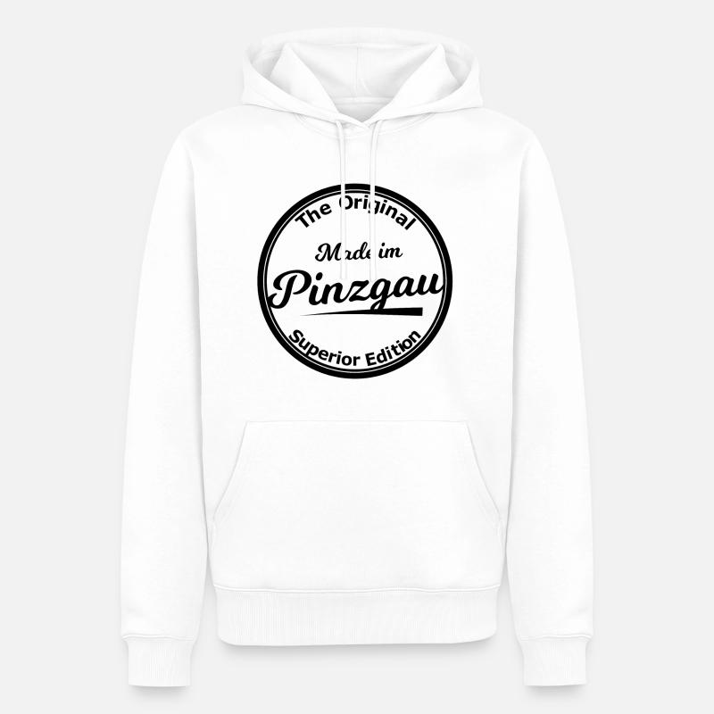 Die Pinzgauer Bubn - Männer Premium Bio Hoodie - Weiß