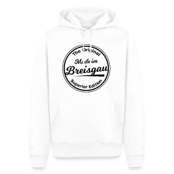 Die Breisgauer in Baden - Männer Premium Bio Hoodie - Weiß - Vorne - Nico (187cm)