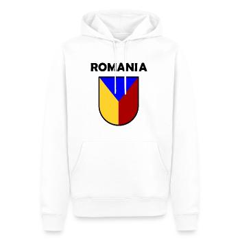 Rumänien im Süden Europas - Männer Premium Bio Hoodie - Weiß - Vorne - Nico (187cm)