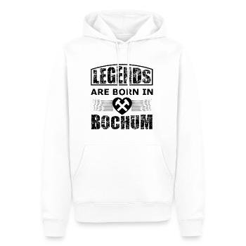 Die Helden aus Bochum - Männer Premium Bio Hoodie - Weiß - Vorne - Nico (187cm)