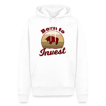 Capitalism and prosperity - Men’s Premium Organic Hoodie - white - Front - Nico (187cm)