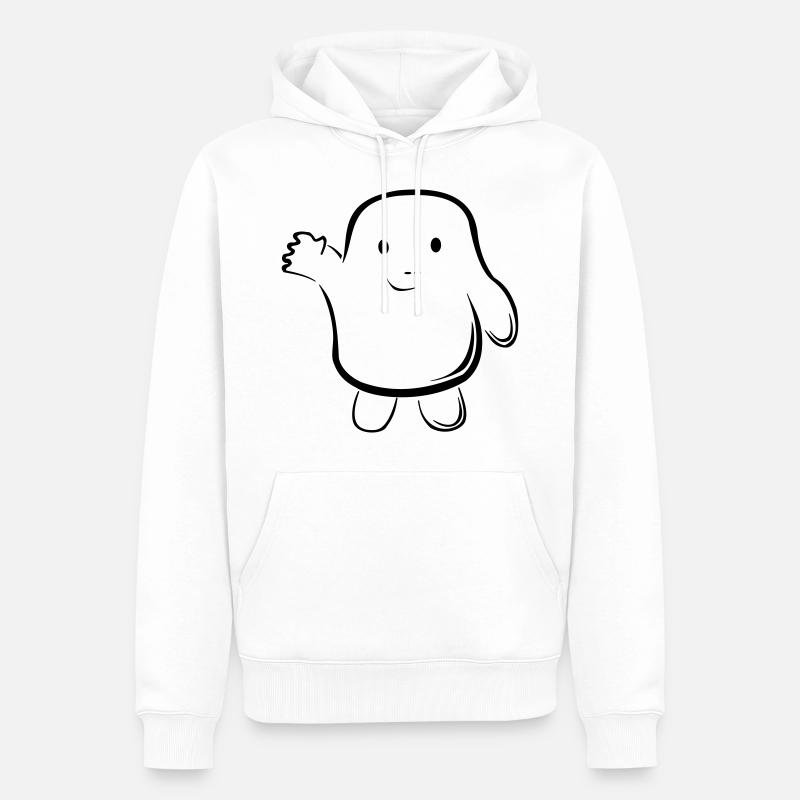 Adipose - Männer Premium Bio Hoodie - Weiß