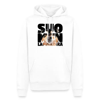 NASSU Lappari 015 - Sweat à capuche Premium bio Homme - blanc - Devant - Nico (187cm)