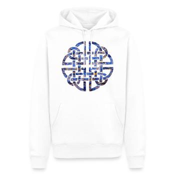 keltischer knoten 8 e 112 - Männer Premium Bio Hoodie - Weiß - Vorne - Nico (187cm)