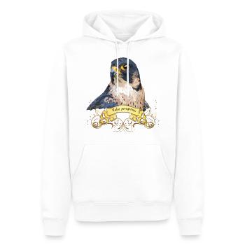 Sokol stěhovavý eurosibiřský - Männer Premium Bio Hoodie - Weiß - Vorne - Nico (187cm)