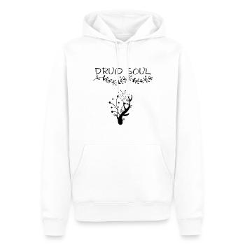 Druid Soul - Sweat à capuche Premium bio Homme - blanc - Devant - Nico (187cm)