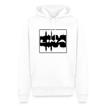 Lima Peru Skyline Silhouette Reise Souvenir - Männer Premium Bio Hoodie - Weiß - Vorne - Nico (187cm)